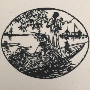 🔥ON SALE🔥Romance Couple💖 Handmade PaperCut Silhouette Scherenschnitte